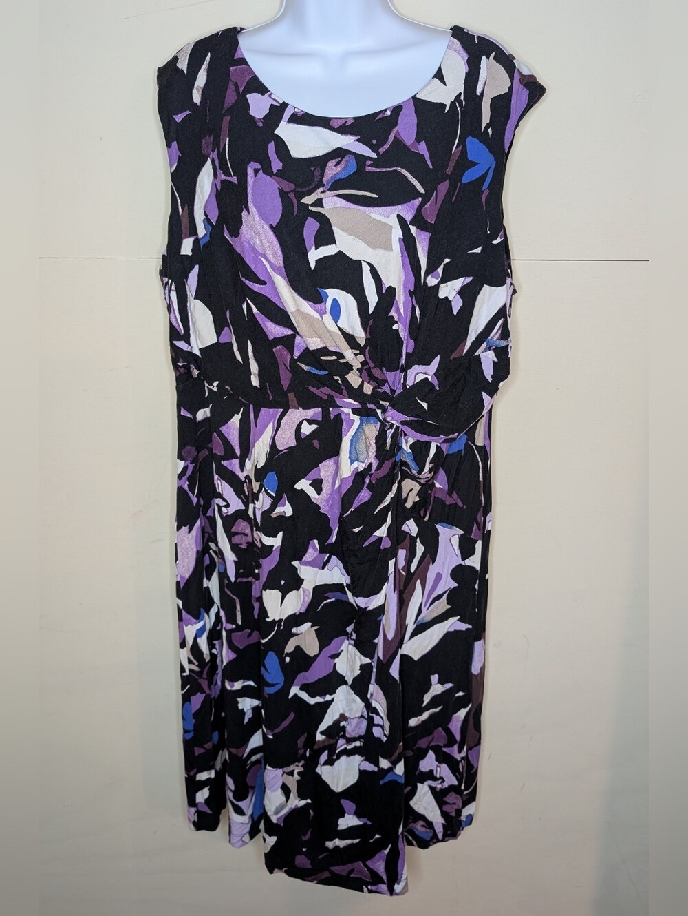 NWT Dana Buchman Summer Dress Mid Length Sleeveless
